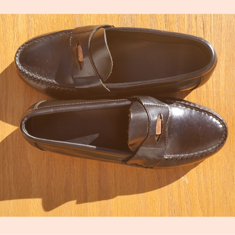 Black sperry top-sider women’s leather loafers never worn